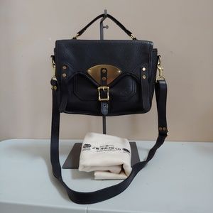 JW Hulme HENRY Satchel Pebble Leather Crossbody